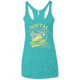 T-Shirts Tahiti Blue / X-Small Blue Blaster Women's Triblend Racerback Tank
