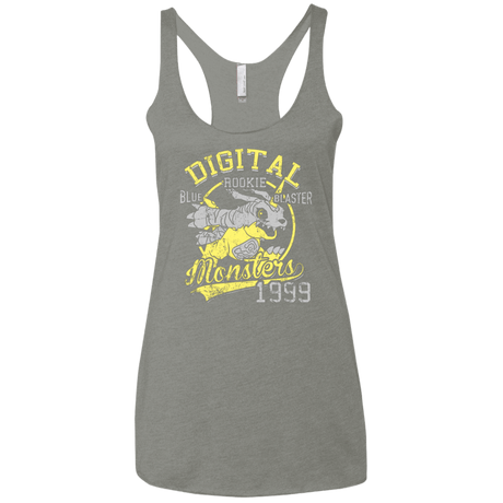 T-Shirts Venetian Grey / X-Small Blue Blaster Women's Triblend Racerback Tank