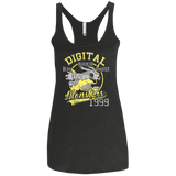 T-Shirts Vintage Black / X-Small Blue Blaster Women's Triblend Racerback Tank