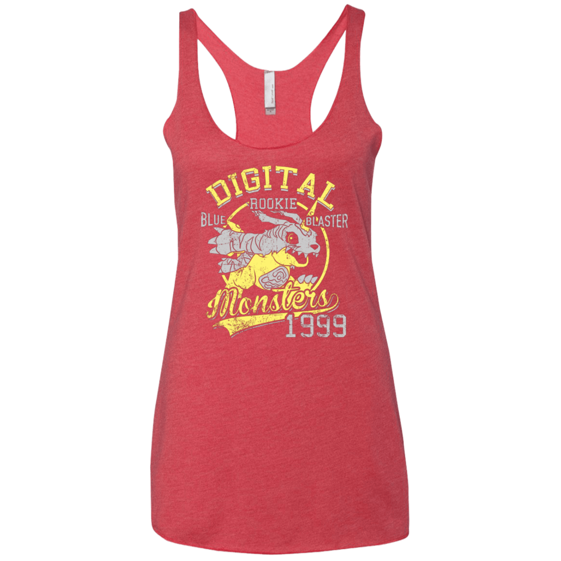 T-Shirts Vintage Red / X-Small Blue Blaster Women's Triblend Racerback Tank
