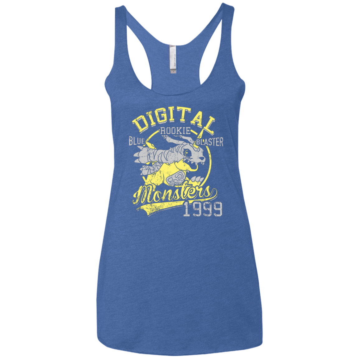 T-Shirts Vintage Royal / X-Small Blue Blaster Women's Triblend Racerback Tank