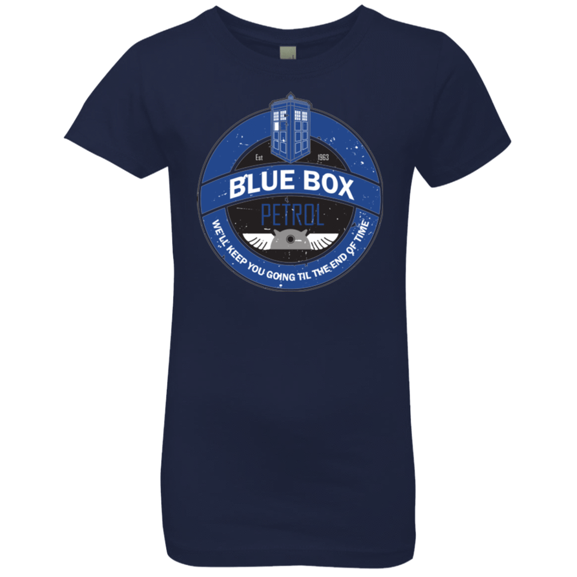 T-Shirts Midnight Navy / YXS Blue Box V7(1) Girls Premium T-Shirt