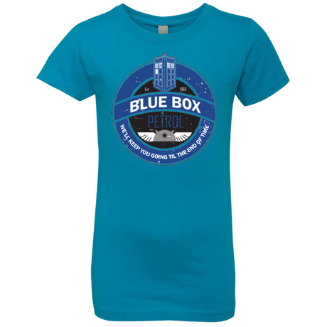 T-Shirts Turquoise / YXS Blue Box V7(1) Girls Premium T-Shirt