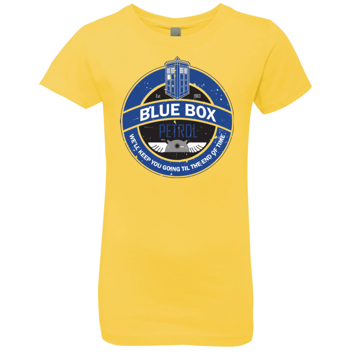 T-Shirts Vibrant Yellow / YXS Blue Box V7(1) Girls Premium T-Shirt