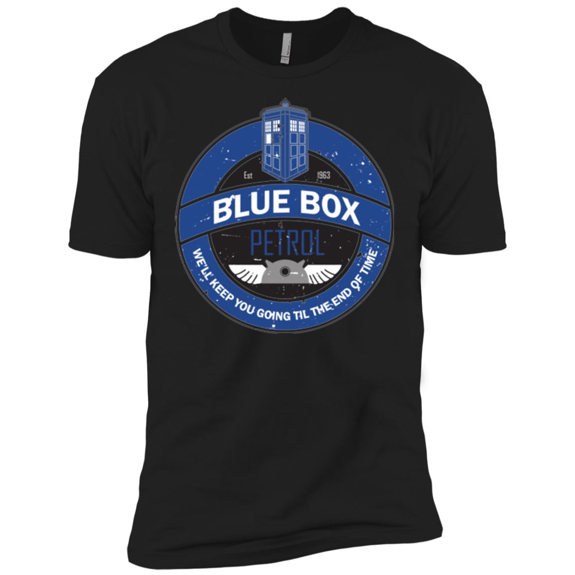 T-Shirts Black / X-Small Blue Box V7(1) Men's Premium T-Shirt