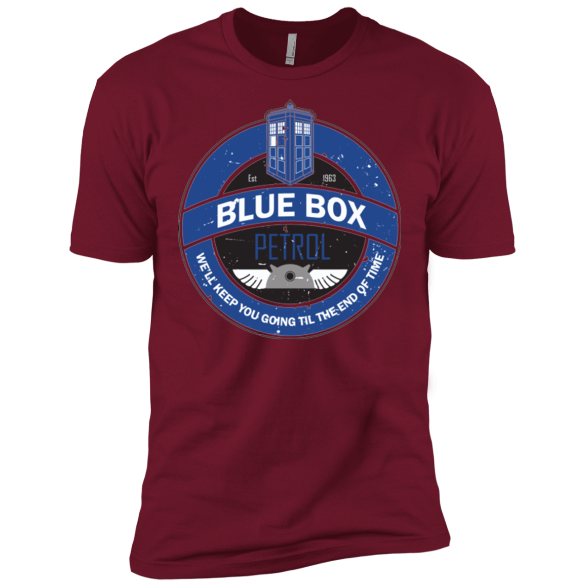 T-Shirts Cardinal / X-Small Blue Box V7(1) Men's Premium T-Shirt