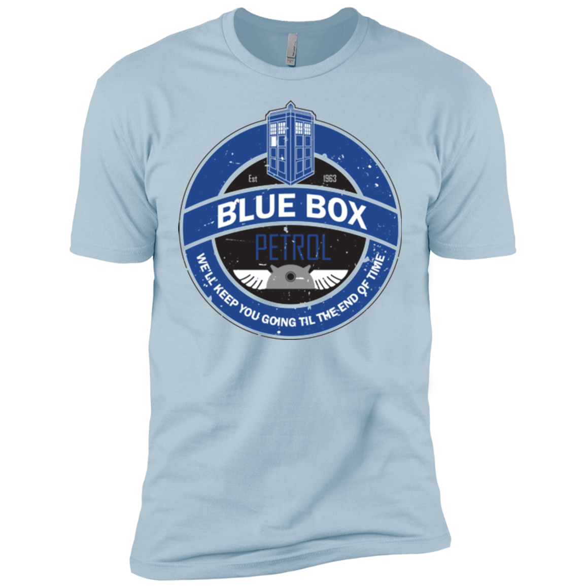 T-Shirts Light Blue / X-Small Blue Box V7(1) Men's Premium T-Shirt