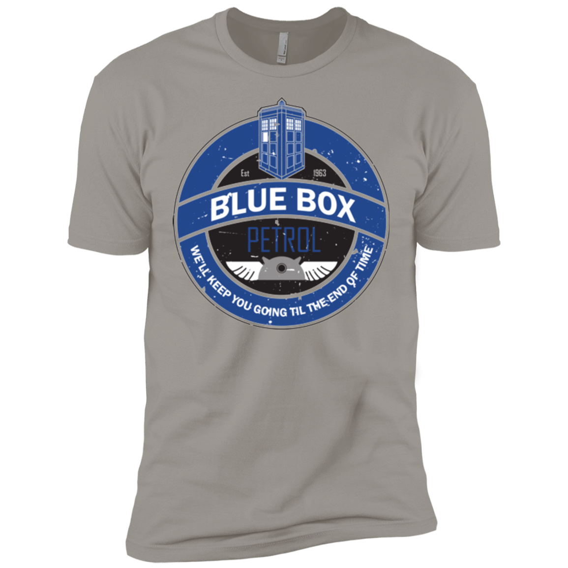 T-Shirts Light Grey / X-Small Blue Box V7(1) Men's Premium T-Shirt