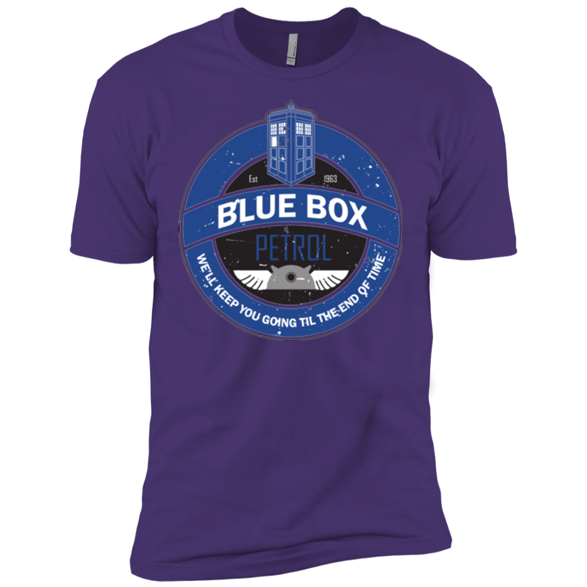 T-Shirts Purple / X-Small Blue Box V7(1) Men's Premium T-Shirt