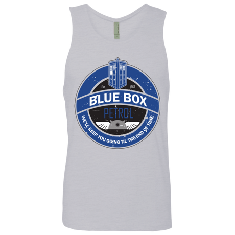 T-Shirts Heather Grey / Small Blue Box V7(1) Men's Premium Tank Top