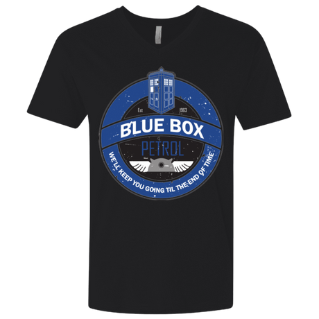 T-Shirts Black / X-Small Blue Box V7(1) Men's Premium V-Neck