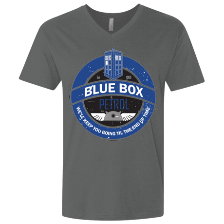 T-Shirts Heavy Metal / X-Small Blue Box V7(1) Men's Premium V-Neck