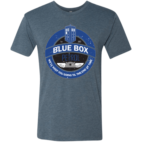 T-Shirts Indigo / Small Blue Box V7(1) Men's Triblend T-Shirt