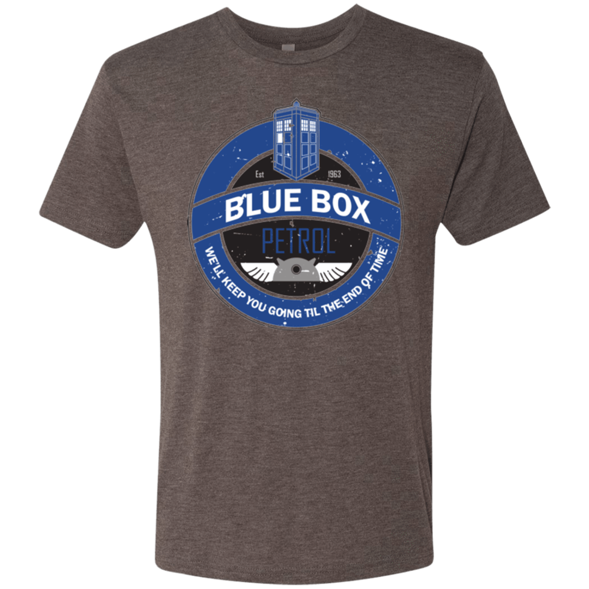 T-Shirts Macchiato / Small Blue Box V7(1) Men's Triblend T-Shirt