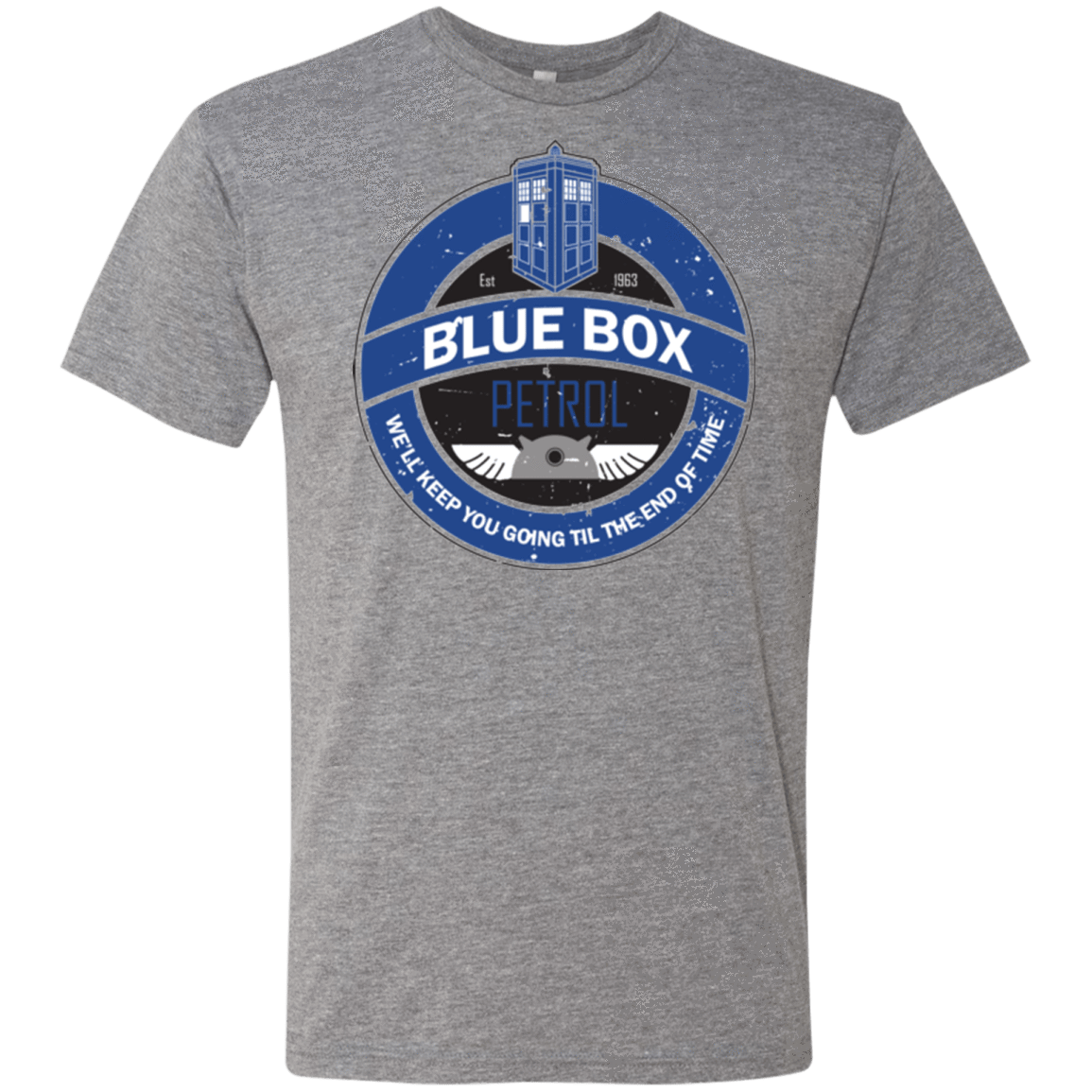 T-Shirts Premium Heather / Small Blue Box V7(1) Men's Triblend T-Shirt