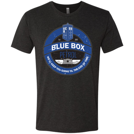 T-Shirts Vintage Black / Small Blue Box V7(1) Men's Triblend T-Shirt