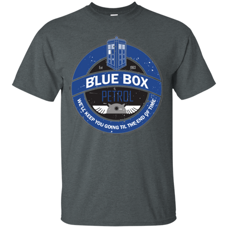 T-Shirts Dark Heather / Small Blue Box V7(1) T-Shirt