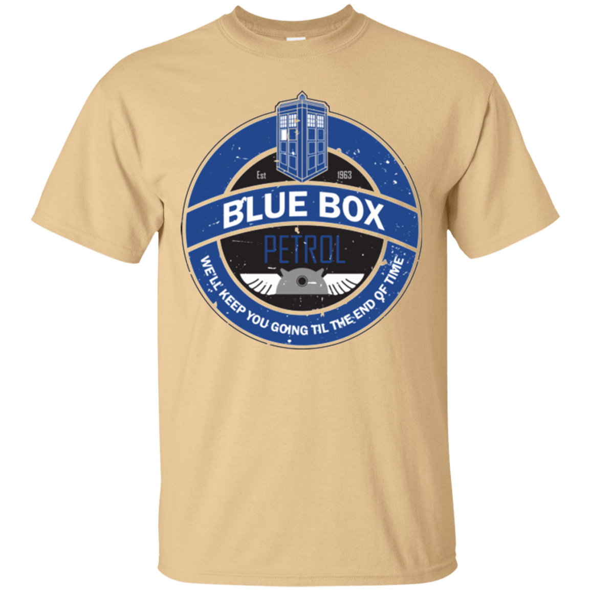 T-Shirts Vegas Gold / Small Blue Box V7(1) T-Shirt