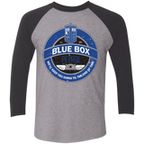 T-Shirts Premium Heather/ Vintage Black / X-Small Blue Box V7(1) Triblend 3/4 Sleeve