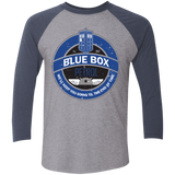 T-Shirts Premium Heather/ Vintage Navy / X-Small Blue Box V7(1) Triblend 3/4 Sleeve