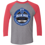 T-Shirts Premium Heather/ Vintage Red / X-Small Blue Box V7(1) Triblend 3/4 Sleeve