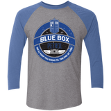 T-Shirts Premium Heather/ Vintage Royal / X-Small Blue Box V7(1) Triblend 3/4 Sleeve