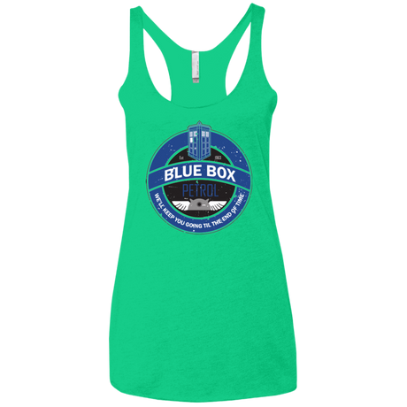 T-Shirts Envy / X-Small Blue Box V7(1) Women's Triblend Racerback Tank