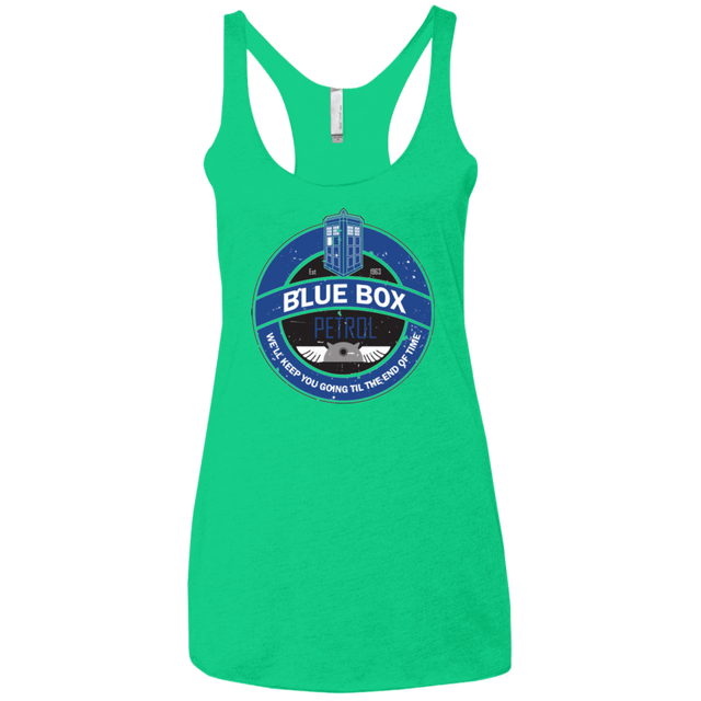T-Shirts Envy / X-Small Blue Box V7(1) Women's Triblend Racerback Tank
