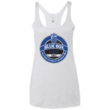 T-Shirts Heather White / X-Small Blue Box V7(1) Women's Triblend Racerback Tank