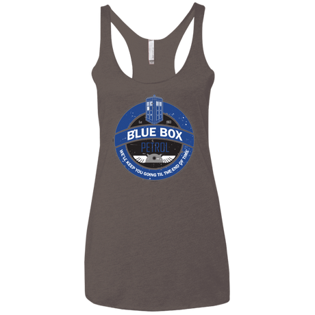 T-Shirts Macchiato / X-Small Blue Box V7(1) Women's Triblend Racerback Tank