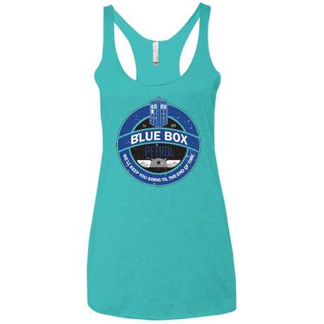 T-Shirts Tahiti Blue / X-Small Blue Box V7(1) Women's Triblend Racerback Tank