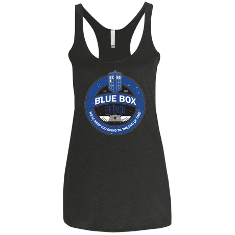 T-Shirts Vintage Black / X-Small Blue Box V7(1) Women's Triblend Racerback Tank