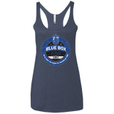 T-Shirts Vintage Navy / X-Small Blue Box V7(1) Women's Triblend Racerback Tank