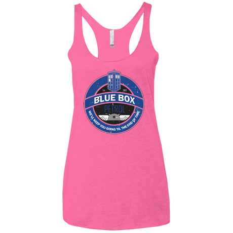 T-Shirts Vintage Pink / X-Small Blue Box V7(1) Women's Triblend Racerback Tank