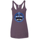 T-Shirts Vintage Purple / X-Small Blue Box V7(1) Women's Triblend Racerback Tank