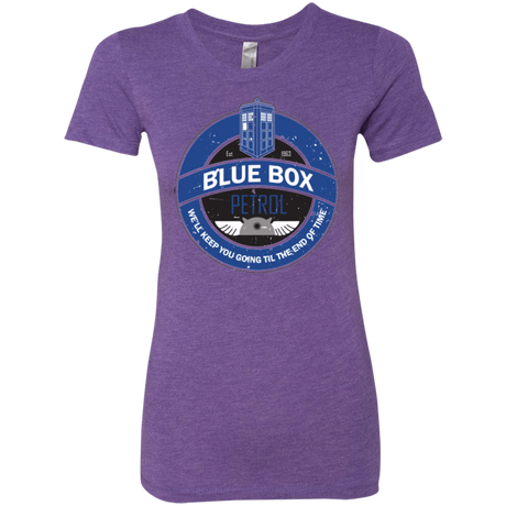 T-Shirts Purple Rush / Small Blue Box V7(1) Women's Triblend T-Shirt