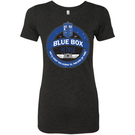 T-Shirts Vintage Black / Small Blue Box V7(1) Women's Triblend T-Shirt