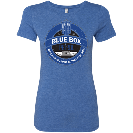 T-Shirts Vintage Royal / Small Blue Box V7(1) Women's Triblend T-Shirt