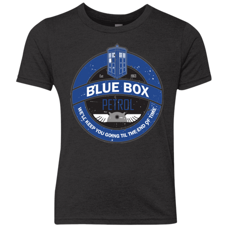 T-Shirts Vintage Black / YXS Blue Box V7(1) Youth Triblend T-Shirt