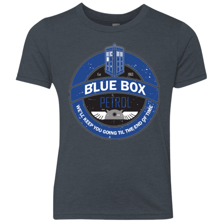 T-Shirts Vintage Navy / YXS Blue Box V7(1) Youth Triblend T-Shirt