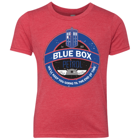 T-Shirts Vintage Red / YXS Blue Box V7(1) Youth Triblend T-Shirt