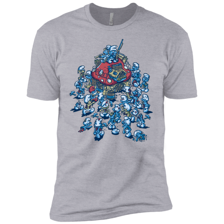 T-Shirts Heather Grey / YXS BLUE HORDE Boys Premium T-Shirt