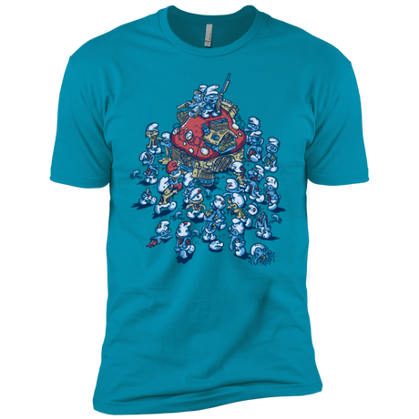 T-Shirts Turquoise / YXS BLUE HORDE Boys Premium T-Shirt