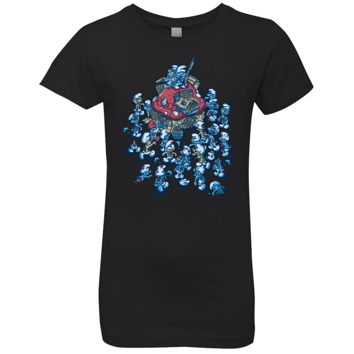 T-Shirts Black / YXS BLUE HORDE Girls Premium T-Shirt