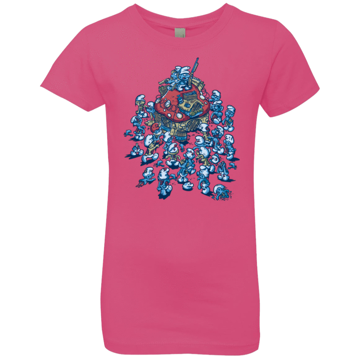 T-Shirts Hot Pink / YXS BLUE HORDE Girls Premium T-Shirt