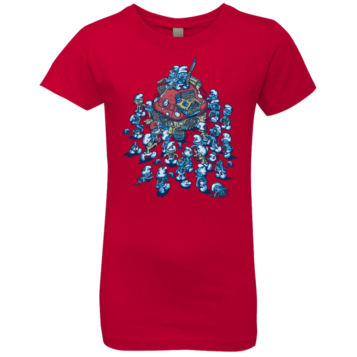 T-Shirts Red / YXS BLUE HORDE Girls Premium T-Shirt