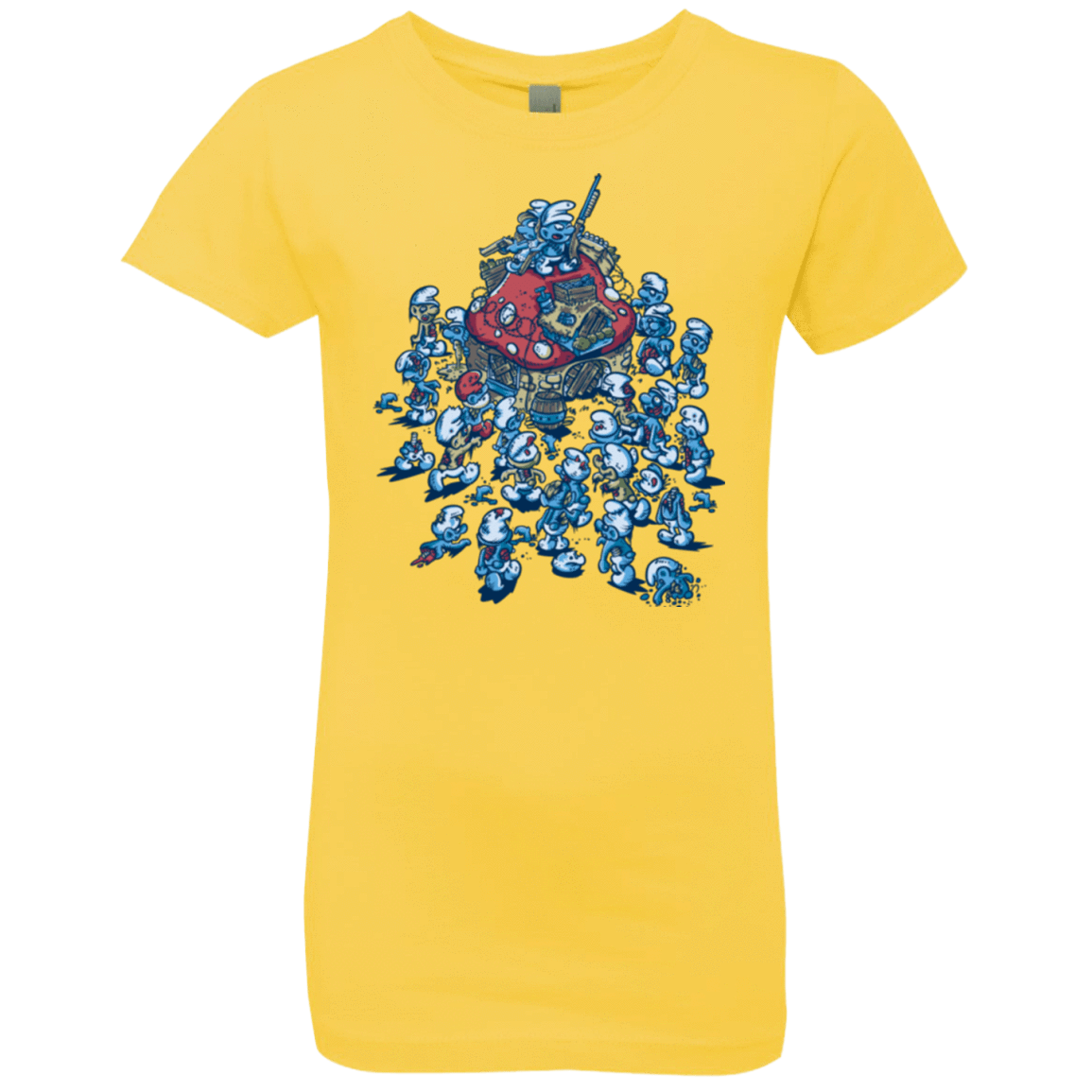 T-Shirts Vibrant Yellow / YXS BLUE HORDE Girls Premium T-Shirt