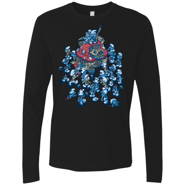 T-Shirts Black / Small BLUE HORDE Men's Premium Long Sleeve