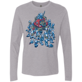 T-Shirts Heather Grey / Small BLUE HORDE Men's Premium Long Sleeve