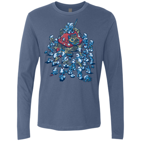 T-Shirts Indigo / Small BLUE HORDE Men's Premium Long Sleeve